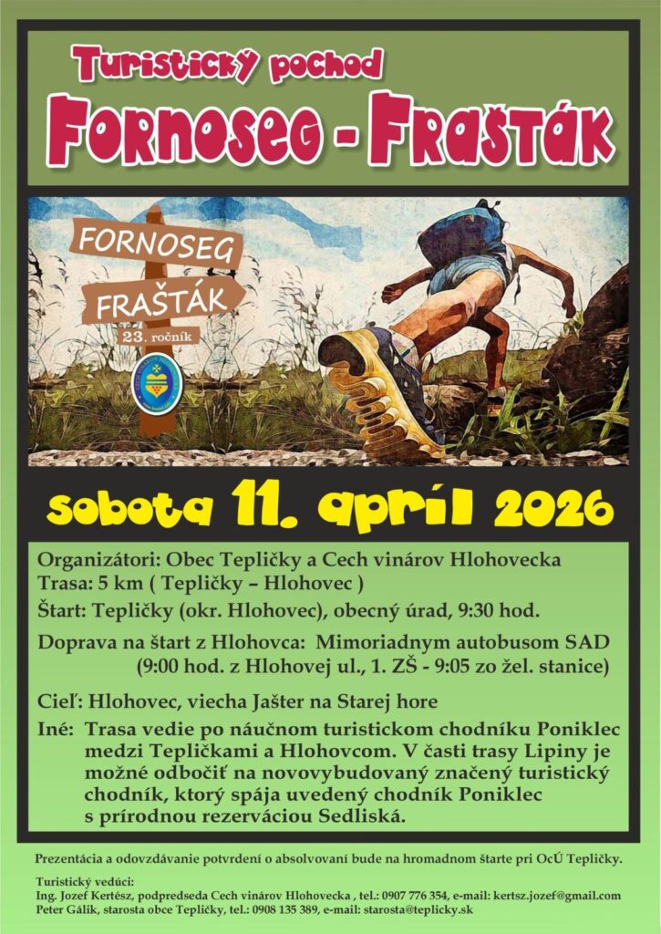 Turistický pochod Fornoseg – Frašták
