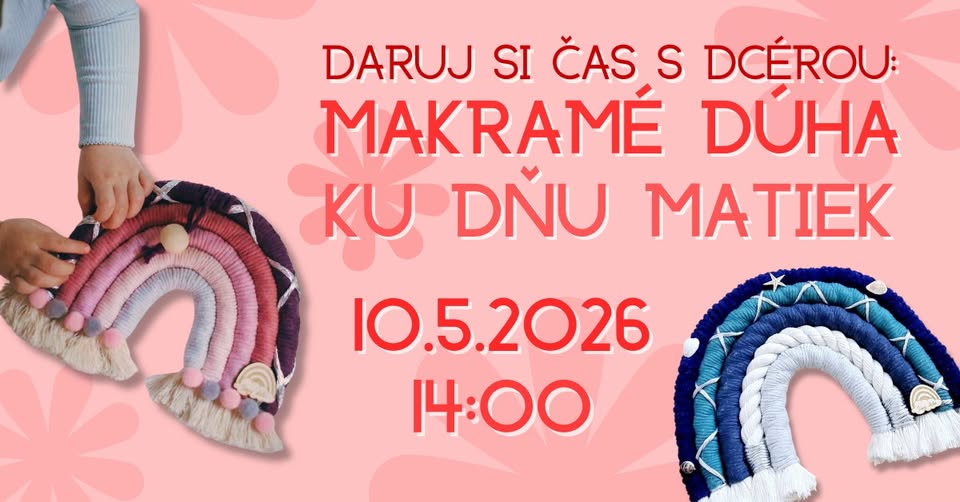 Makramé dúha ku Dňu matiek 