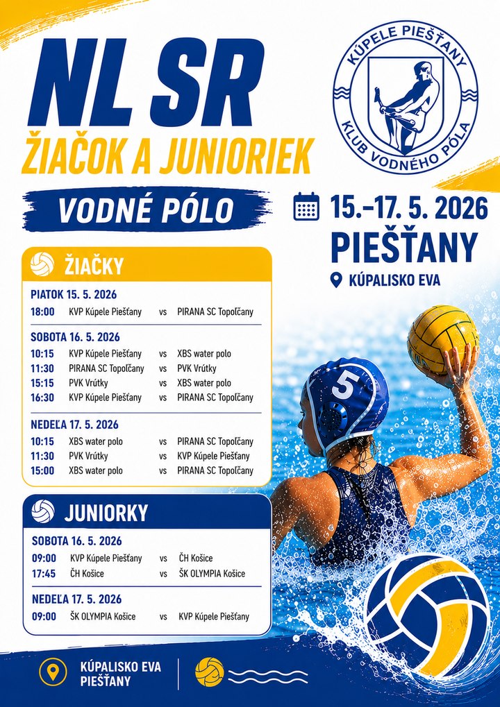 NL SR žiačok a junioriek vodné pólo