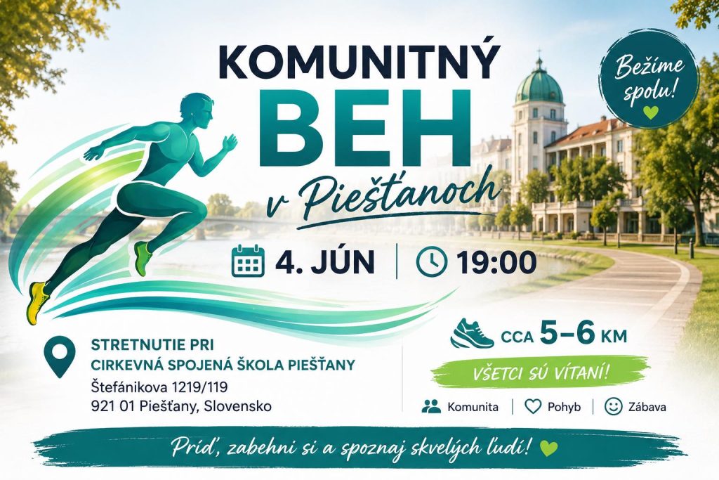 Komunitný beh v Piešťanoch