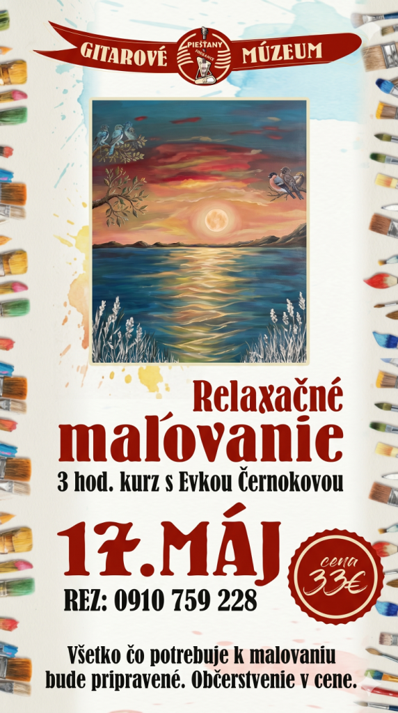 Relaxačné maľovanie s Evkou Černokovou v Gitarku