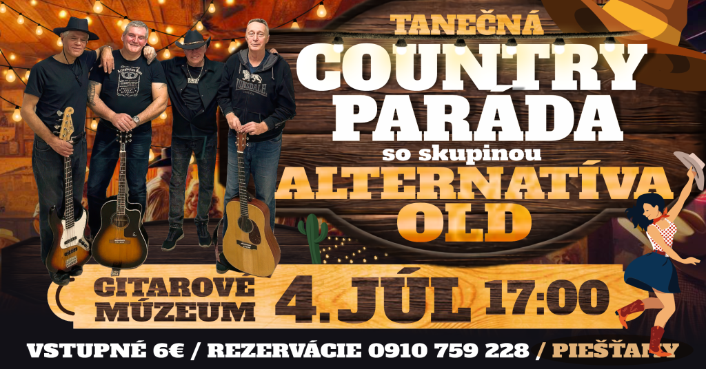 Tanečný country maratón so skupinou ALTERNATÍVA OLD