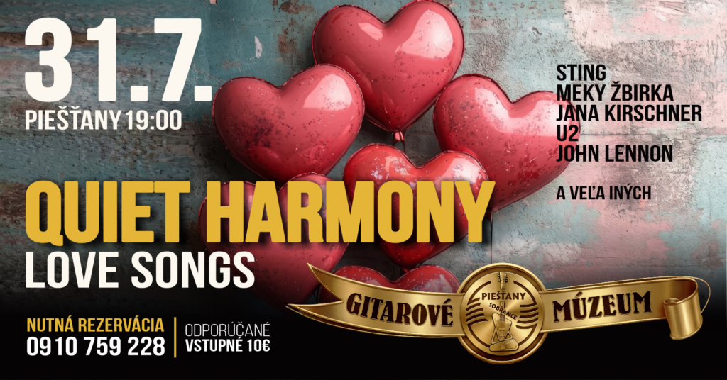 KONCERT :: QUIET HARMONY LOVE SONGS