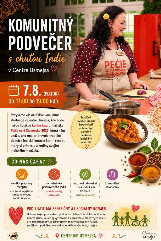 Komunitný podvečer s chuťou Indie – Pečie celé Slovensko