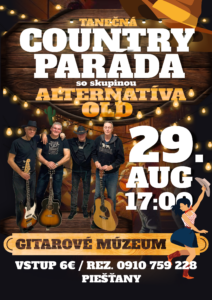 TANEČNÝ COUNTRY MARATÓN so skupinou ALTERNATÍVA OLD