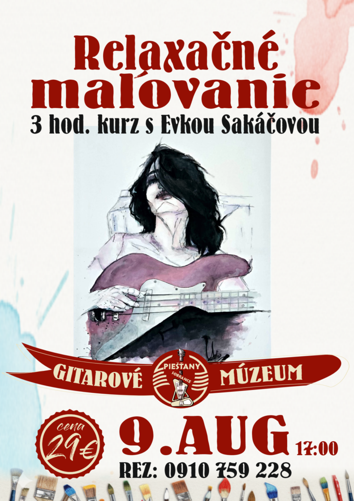 RELAXAČNÉ MAĽOVANIE s Evkou Sakáčovou v Gitarku