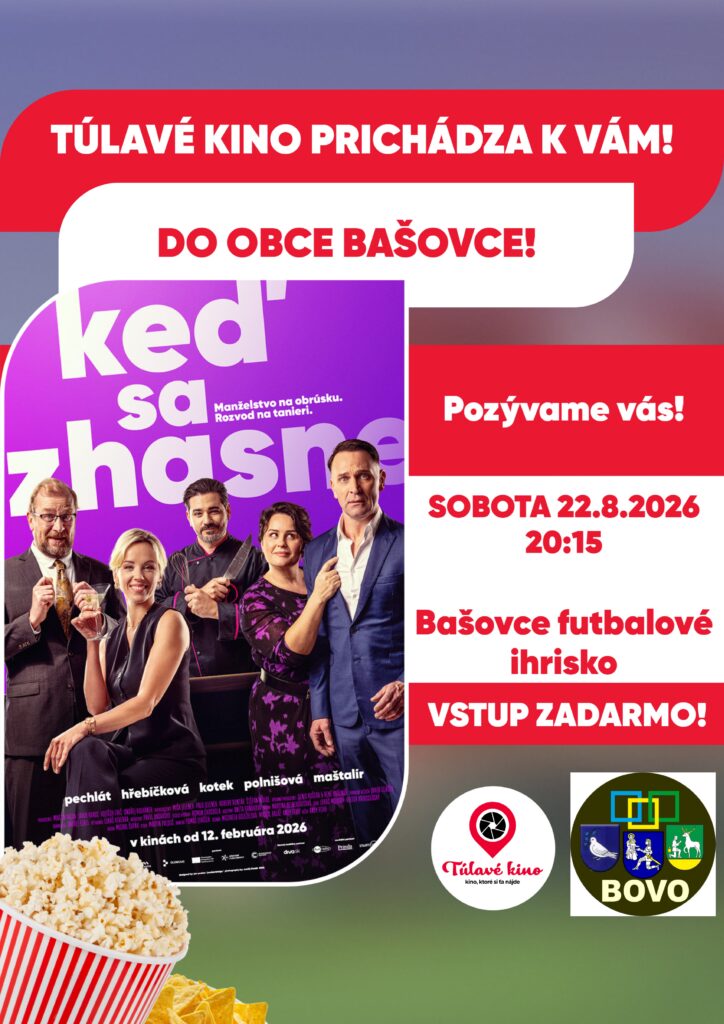 Túlavé kino v Bašovciach: Keď sa zhasne