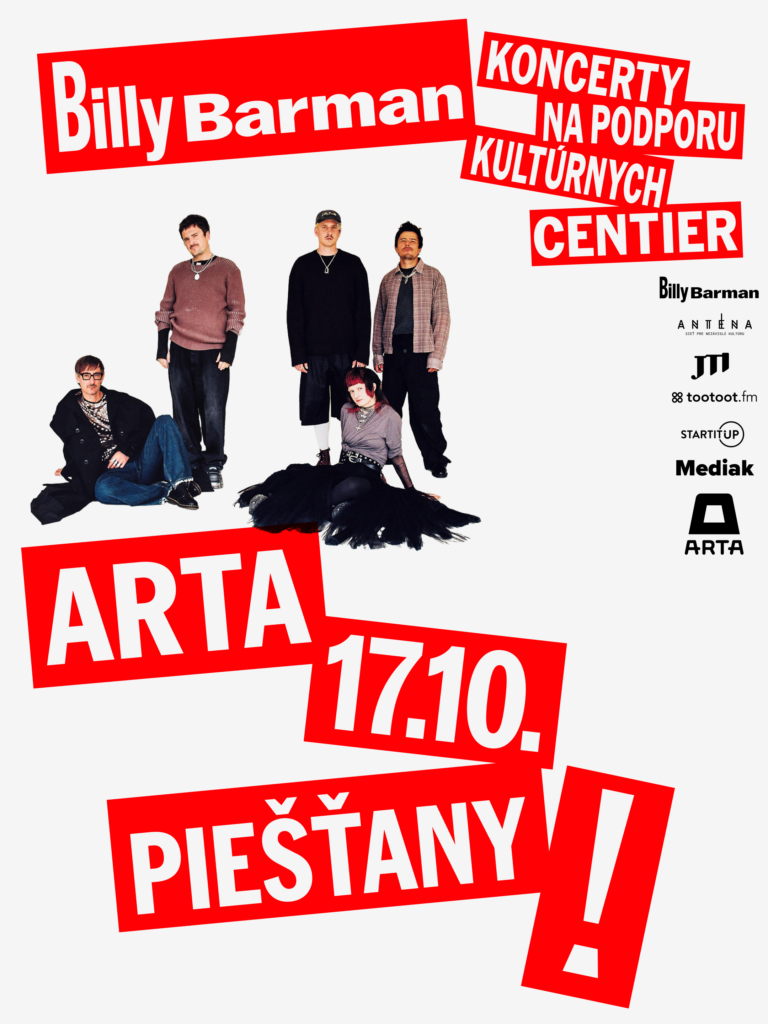 Billy Barman x ARTA / Koncerty na podporu kultúrnych centier